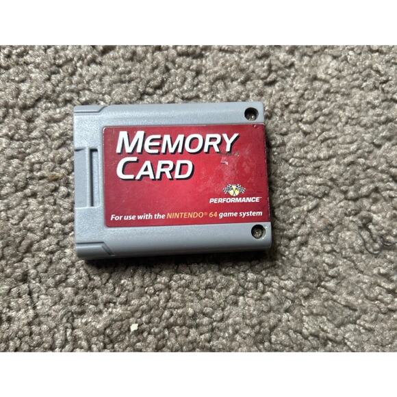 Memory Card Plus Nintendo 64 N64 Controller Pak by Performance P-375AE - Picture 1 of 2